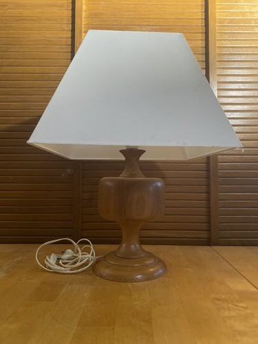Lampe ancienne scandinave bois - scandinave,