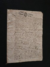 1680 CREUSE Acte de partage