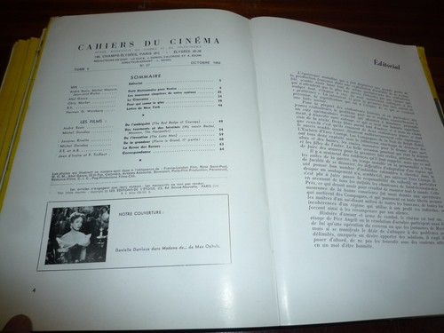 Cahiers cinema 27 - cahiers, n°