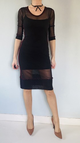 Robe mesh transparente cop - transparente,