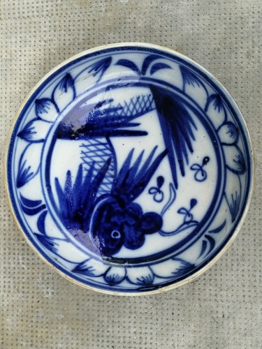 Ancien plat céramique - , asie
