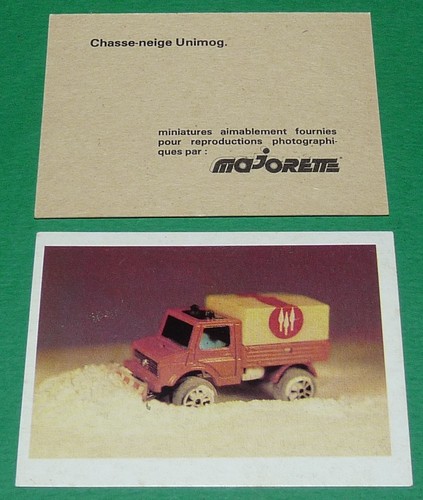 Chasse neige unimog - chasse-neige, ecole