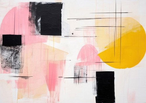 Art mural abstrait