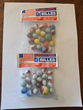 Deux Sac De Billes Vintage Année 1960
