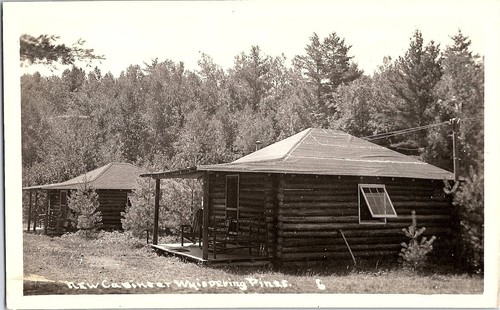 Carte postale rppc cabanes - carte,