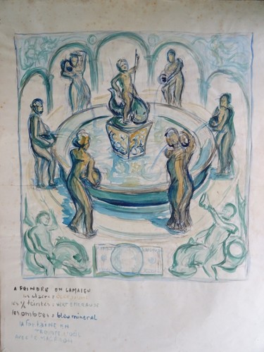 Dessin gouache originale - dessin,