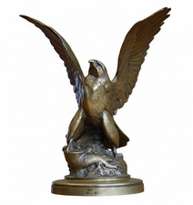 Véritable Bronze "Faucon"