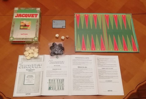 Jeu jacquet - jeu,