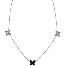 Collier Papillons en Argent
