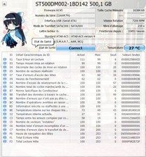 Hdd Seagate 500 Go, 7200 RPM, 3,5" Disque Dur Interne (ST500DM002)
