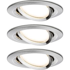 Luminaire à LED encastrable LED intégrée Paulmann Coin Slim 93878 N/A 18 W fer
