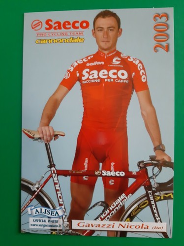 Cyclisme carte cycliste nicola - cyclisme,