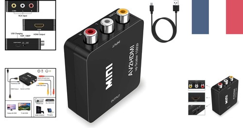 Adaptateur rca vers hdmi - rca,