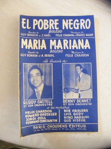 Partition pobre negro - "partition, el
