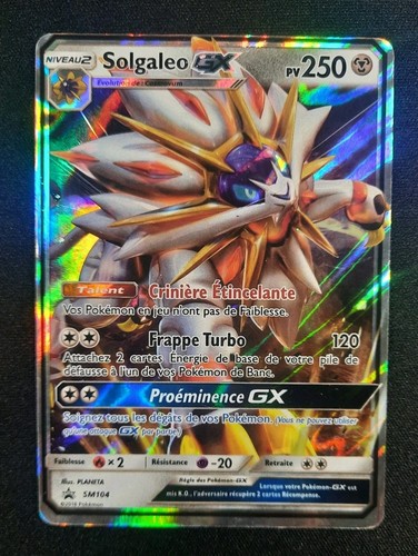Carte pokémon solgaleo - carte,