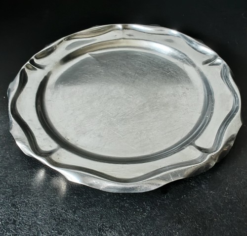 Plat service rond métal - en,
