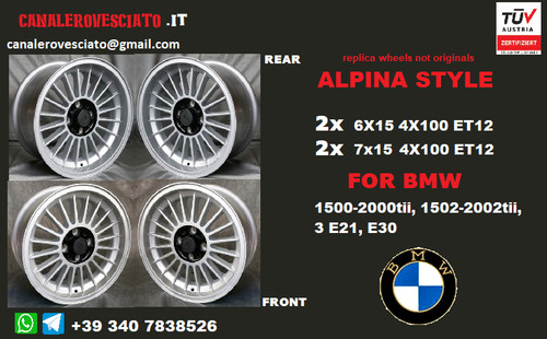 Jantes alliage alpina 6x15 - alpina,