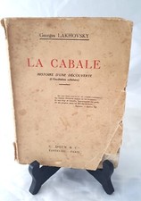 La Cabale  de Georges Lakhovsky - 1934 - Dédicacé