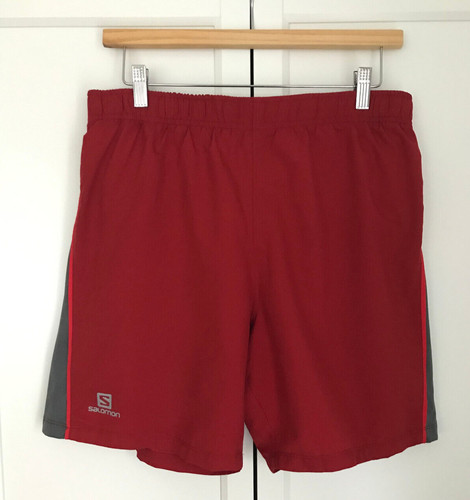 Salomon shorts mens medium - salomon, red