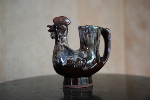 Vase coq céramique - vase,