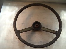 Volant Renault Quillery Paris 1970 Zweispeichenlenkrad Insert en Bois K8319