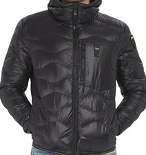 Doudoune Homme En Plume D'Oie Avec Capuche Blauer 25WBLUC03074 999 Noir