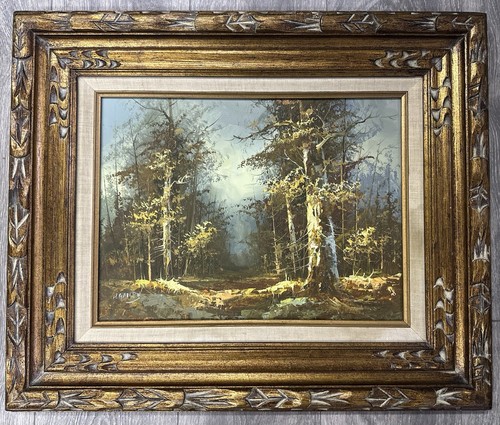 Vintage signed gailey oil - vintage, h.