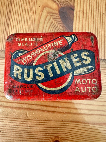Ancienne boîte métal pub - boîte,