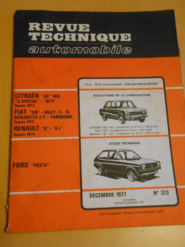 Rta revue technique 373 - rta,