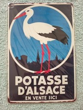 Tôle publicitaire Potasse d'