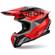 Casque Airoh Twist 3 King Red Gloss Rouge Brillant Enduro Off Road Motard