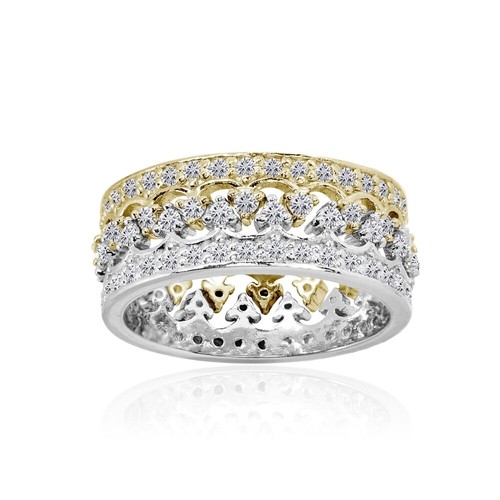 Set zircone couronne deux - set,