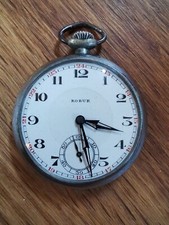 Robur Montre À Gousset De Poche Ancienne Vintage Fonctionne P1387
