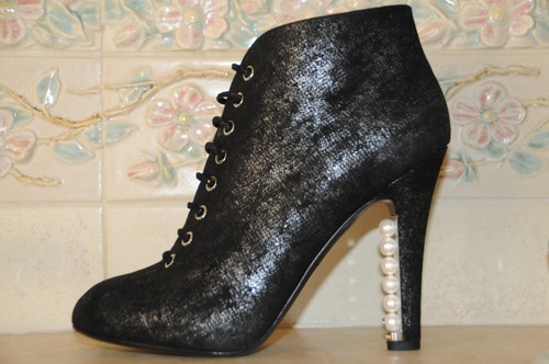 1495 new chanel black silver - $1495,