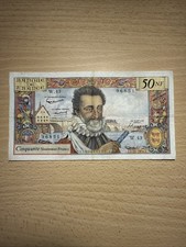 Billet 50 NF Cinquante Nouveaux Francs Henri IV W.43 5-11-1959