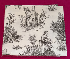 Tissu ancien toile de Jouy