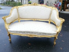 Ancienne Banquette Style Louis