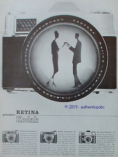 Publicite kodak retina - retina, reflex