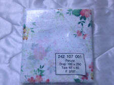 Parure : drap 160x 290 2 pers + taie sac 65x65 Blanche Porte NEUF 