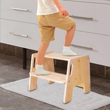 Tabouret 2 Marches En Bois