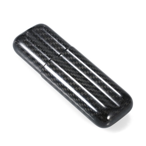 Black carbon fiber cigar - black, 2-cigar