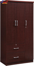 3-Door Armoire with 2 Drawers