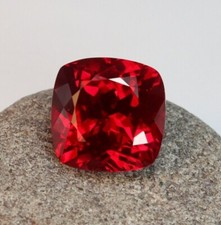 5.20 CT Naturel Rubis Rouge Burma Coupe Coussin Certifié Rare Ample Gemme +