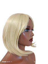 Perruque Blonde Lisse 12
