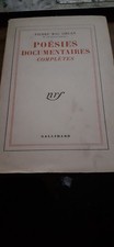 poésies documentaires