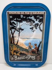 Plateau publicitaire en métal