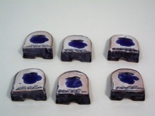 Série de 6 porte-couteaux en