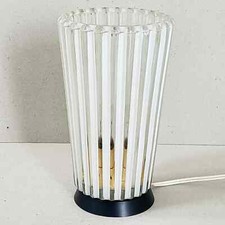 LAMPE DE TABLE VINTAGE 1960 ARLUS EN VERRE & ACIER 60S RETRO ANNEES 60 1960S