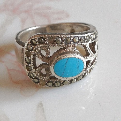 Belle ancienne bague argent - belle,
