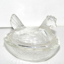 Sucrier POULE Miniature Poulette Jouet PORTIEUX Vallerysthal Bonbonnière Dragés